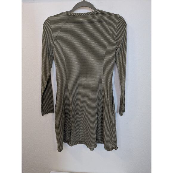 TOAD & CO Windmere Midi Dress Long Sleeve Pockets Activewear Womens Size XS - Picture 2 of 6